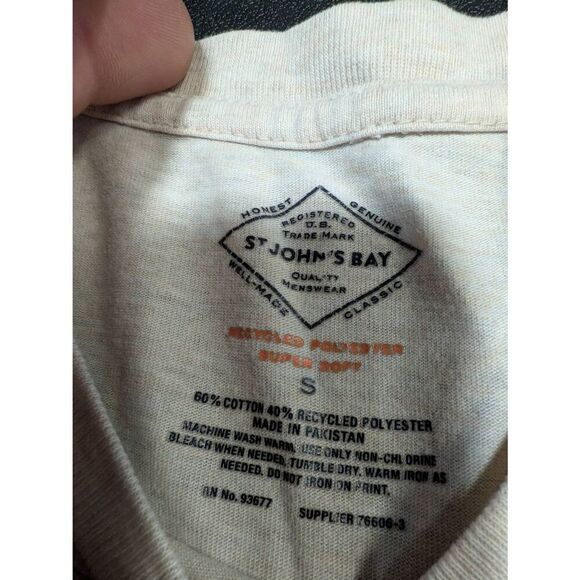 St Johns Bay Small Heritage Performance Tee Mens T - Shirt - Picture 3 of 4